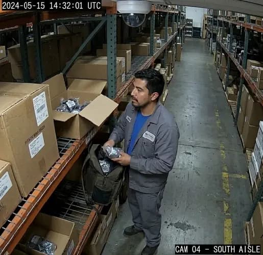 Instalación de cámaras de seguridad para obtener evidencia ante incidentes